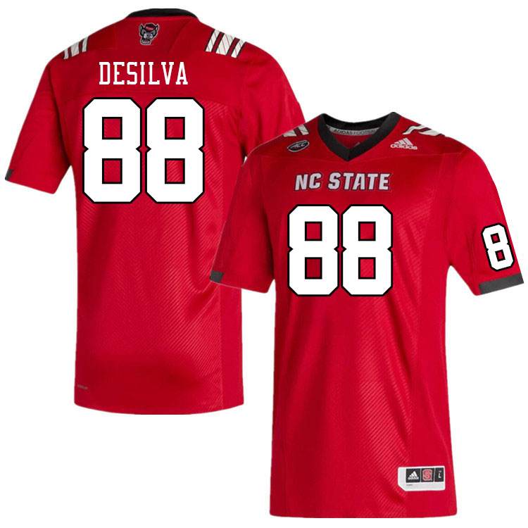 Men #88 Jackson DeSilva NC State Wolfpack College Football Jerseys Stitched Sale-Red - Click Image to Close